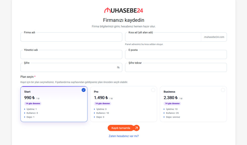 Sign up